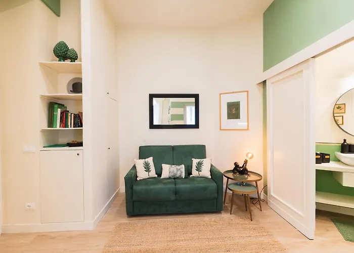 Cozy Olive Green Flat